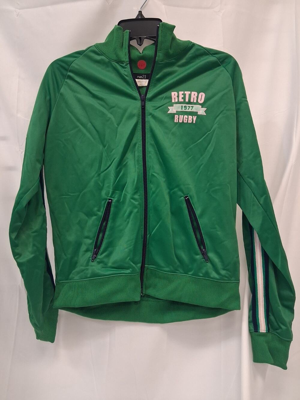 Women's Rue 21 Retro Zip Up Jacket Size Large